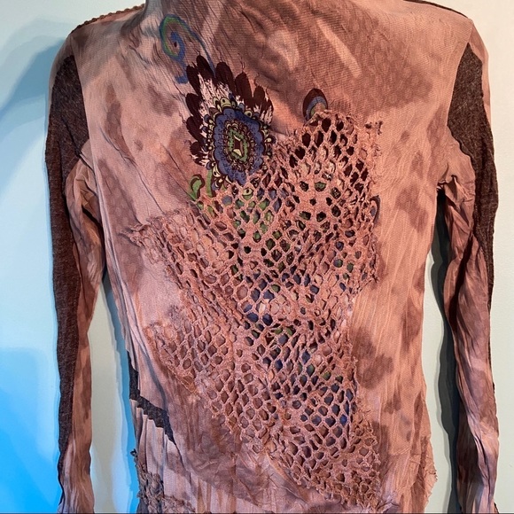 Adam Jacobs long sleeved grey dress - Picture 2 of 7